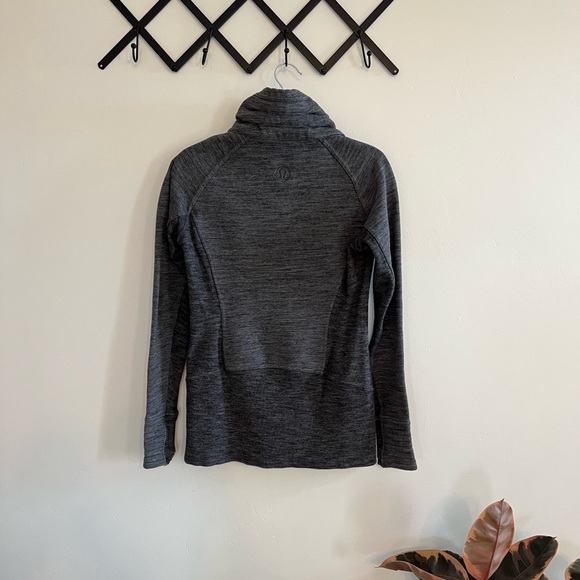 Lululemon Althetica Scuba Full Zip Sweatshirt Charcoal Grey - Picture 2 of 3